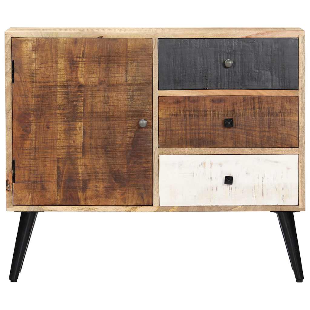 282876 vidaXL Sideboard 88x30x73 cm Solid Mango Wood
