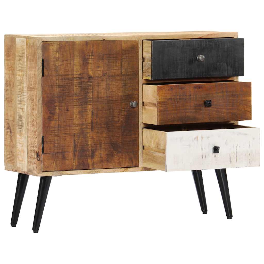 282876 vidaXL Sideboard 88x30x73 cm Solid Mango Wood