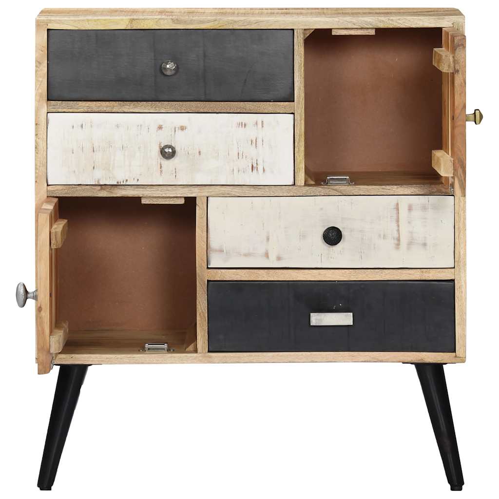 282879 vidaXL Sideboard 70x30x78 cm Solid Mango Wood