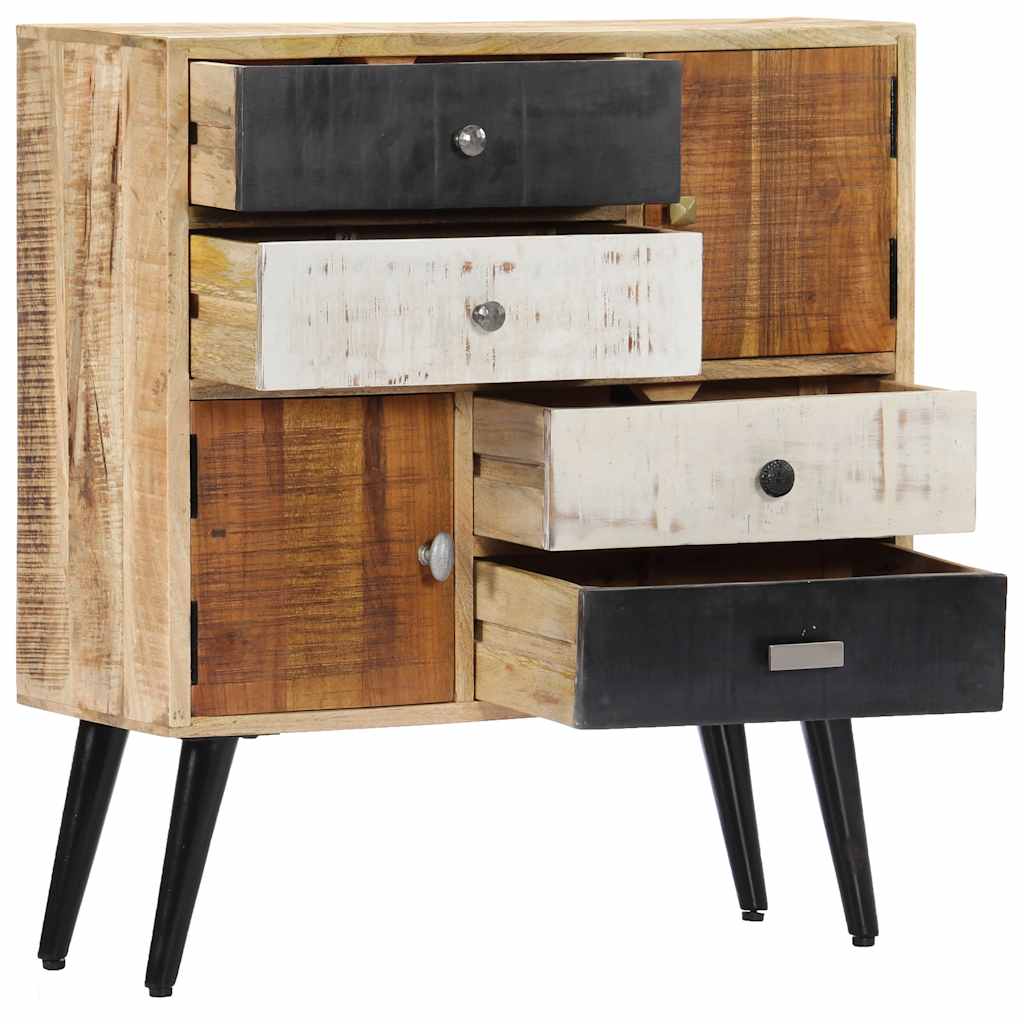 282879 vidaXL Sideboard 70x30x78 cm Solid Mango Wood