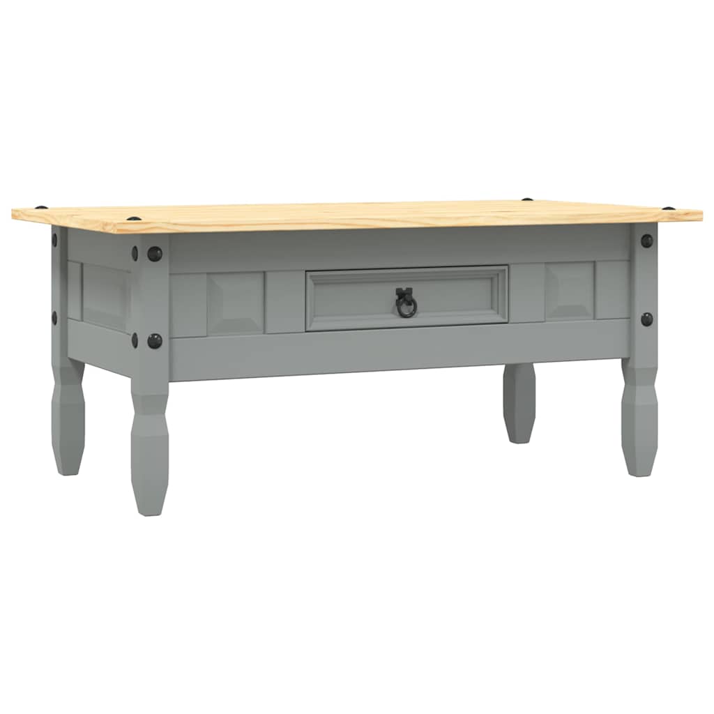 Coffee Table Mexican Pine Corona Range Grey 100x55x44 cm