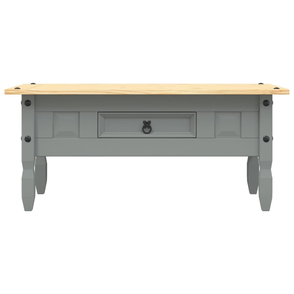 vidaXL Coffee Table Mexican Pine Corona Range Grey 100x55x44 cm