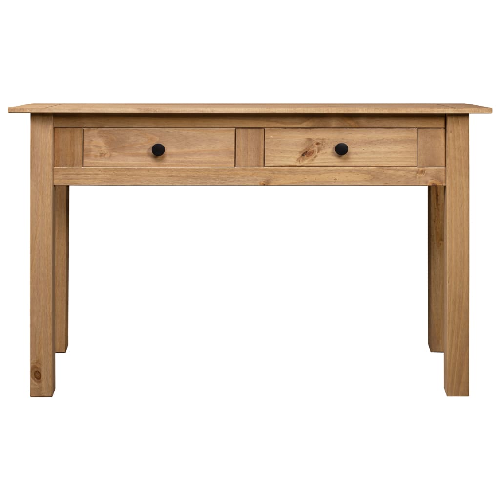 282679 vidaXL Console Table 110x40x72 cm Solid Pine Wood Panama Range