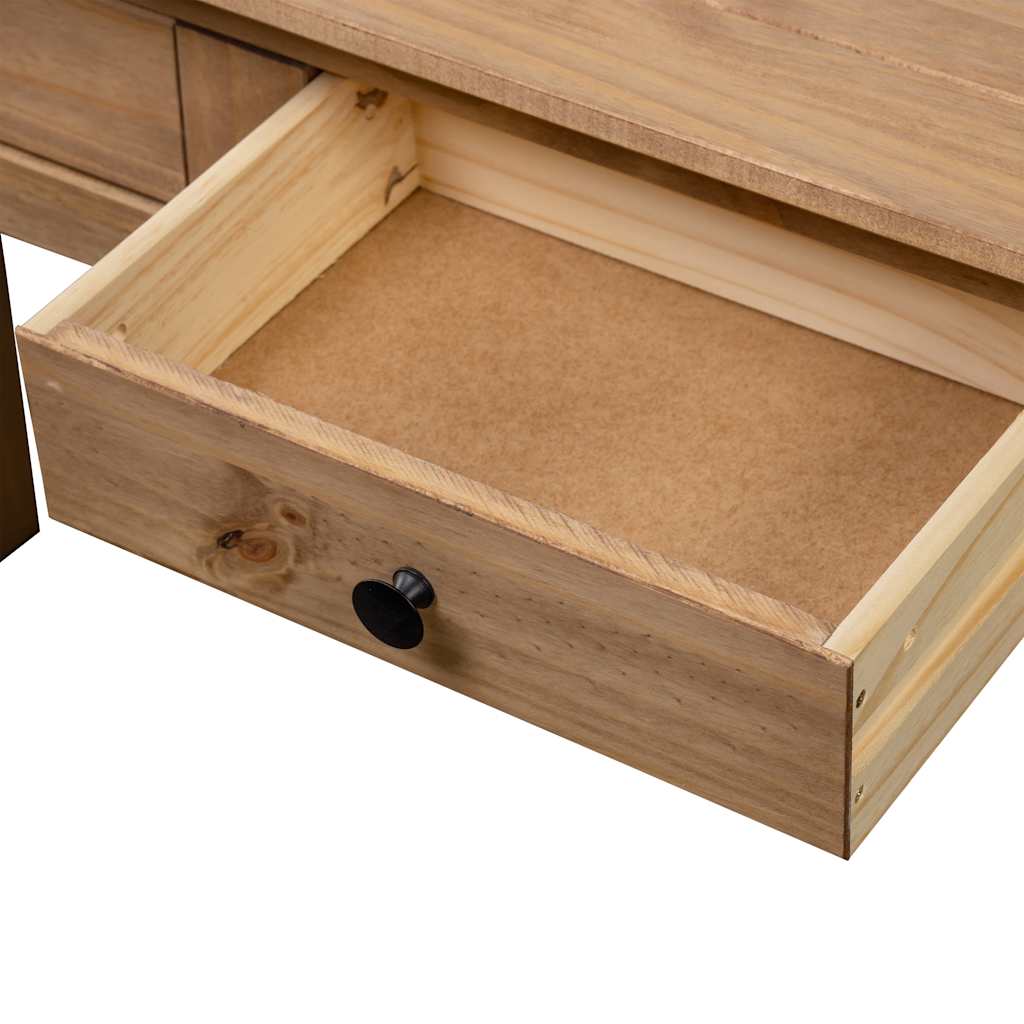 282679 vidaXL Console Table 110x40x72 cm Solid Pine Wood Panama Range