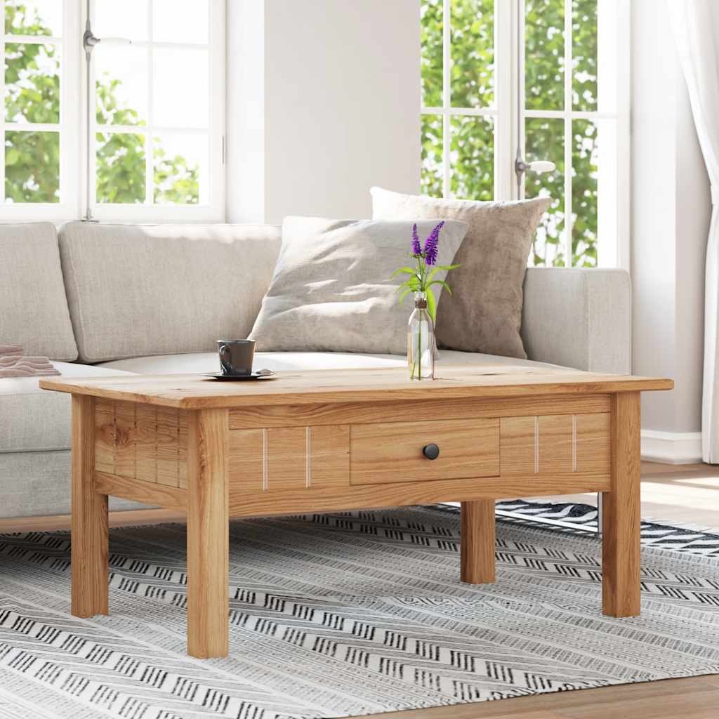 Coffee Table 100x60x43.5 cm Solid Pine Wood Panama Range