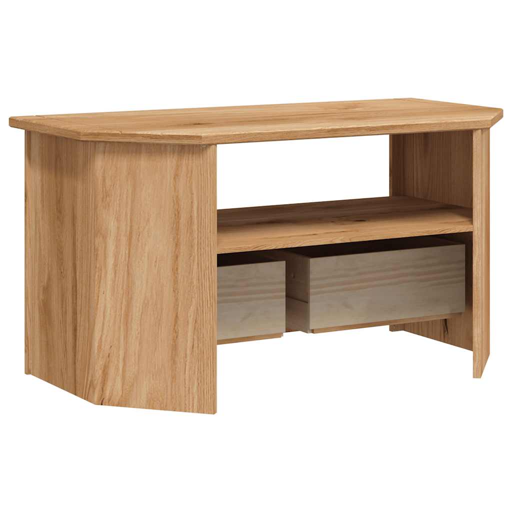 282685 vidaXL Corner TV Cabinet 93x49x49 cm Solid Pine Panama Range