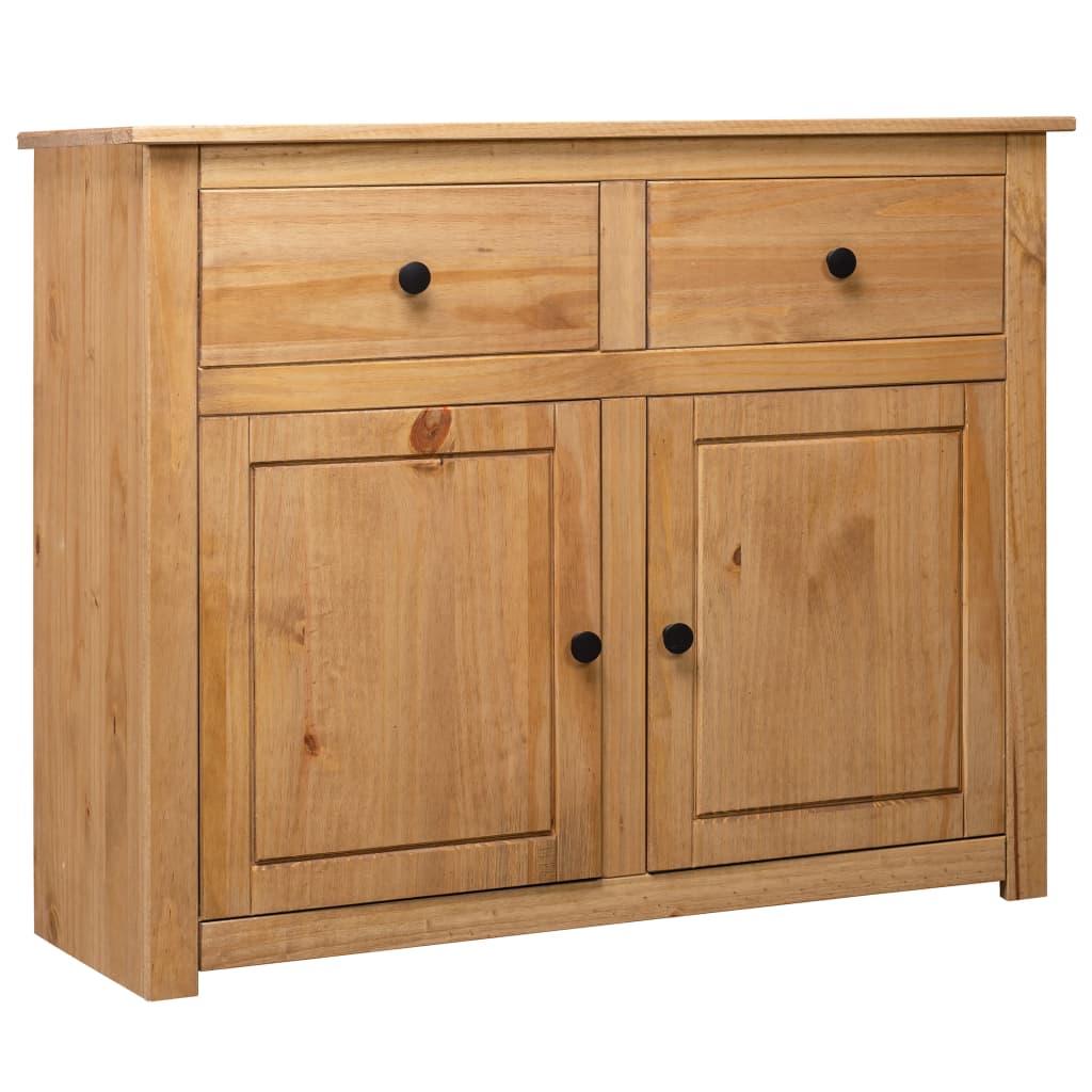 vidaXL Sideboard 93x40x80 cm Solid Pinewood Panama Range