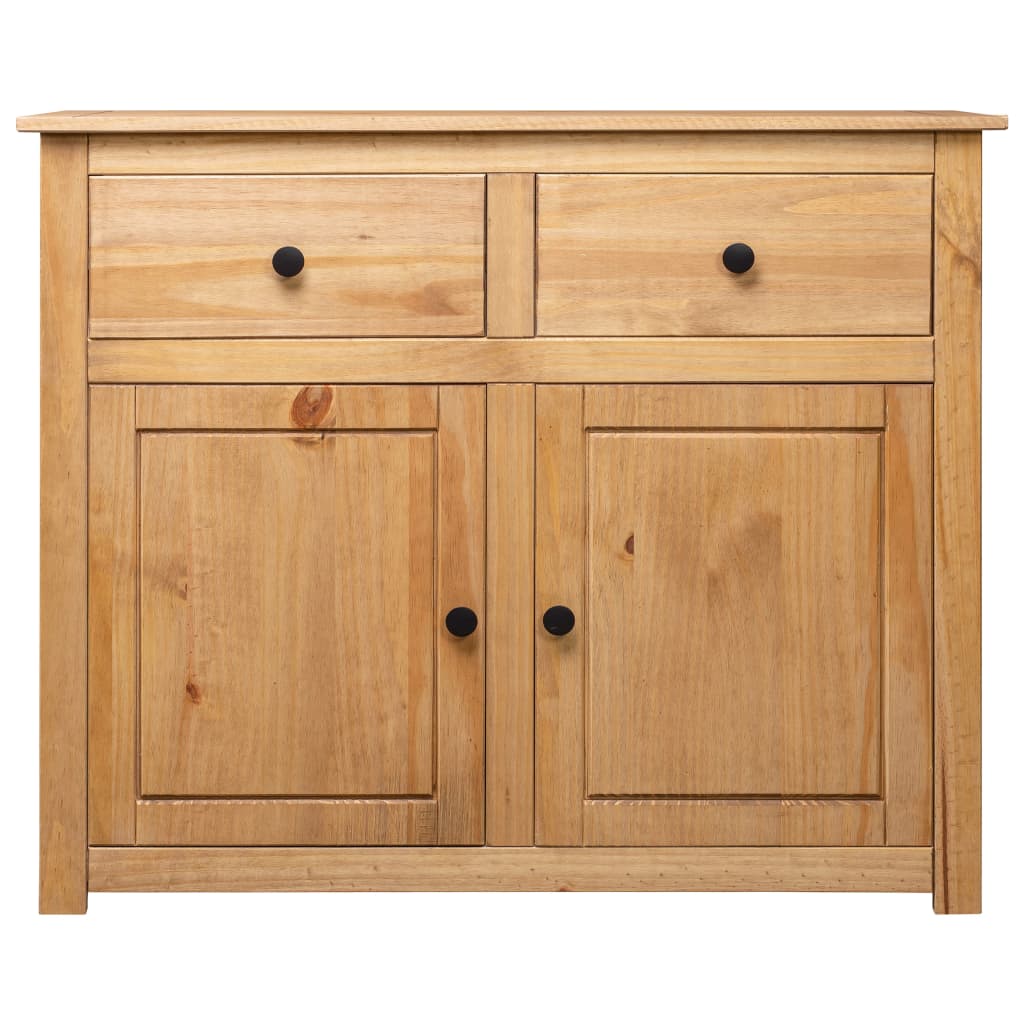 vidaXL Sideboard 93x40x80 cm Solid Pinewood Panama Range