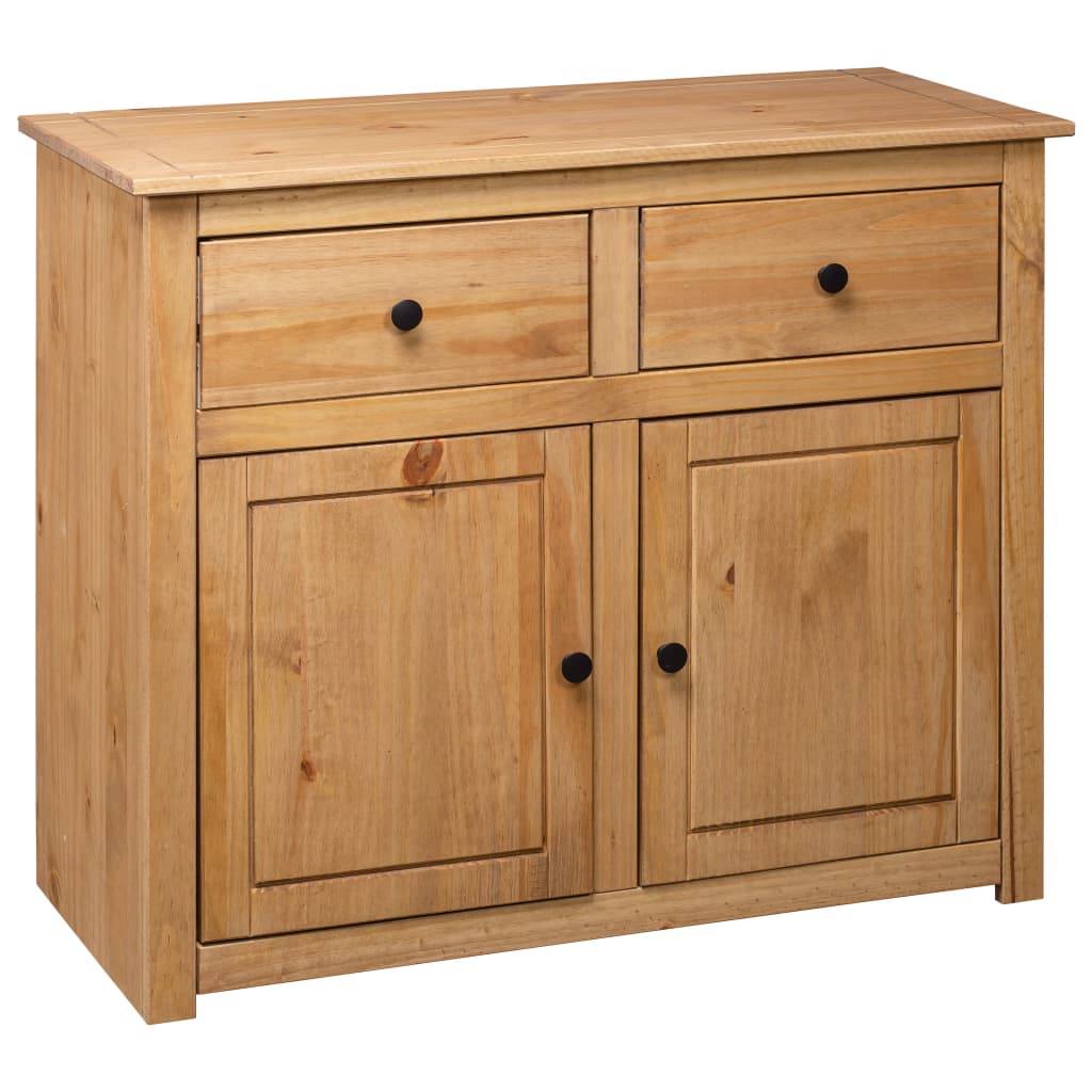 vidaXL Sideboard 93x40x80 cm Solid Pinewood Panama Range