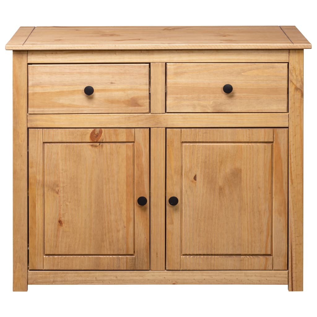 vidaXL Sideboard 93x40x80 cm Solid Pinewood Panama Range