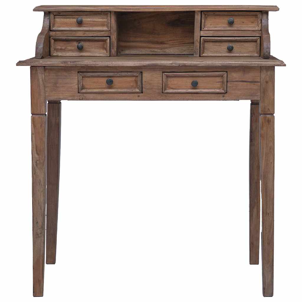 Writing Desk | Warm Brown | Solid Mahogany Wood | Medium | Writing Desk