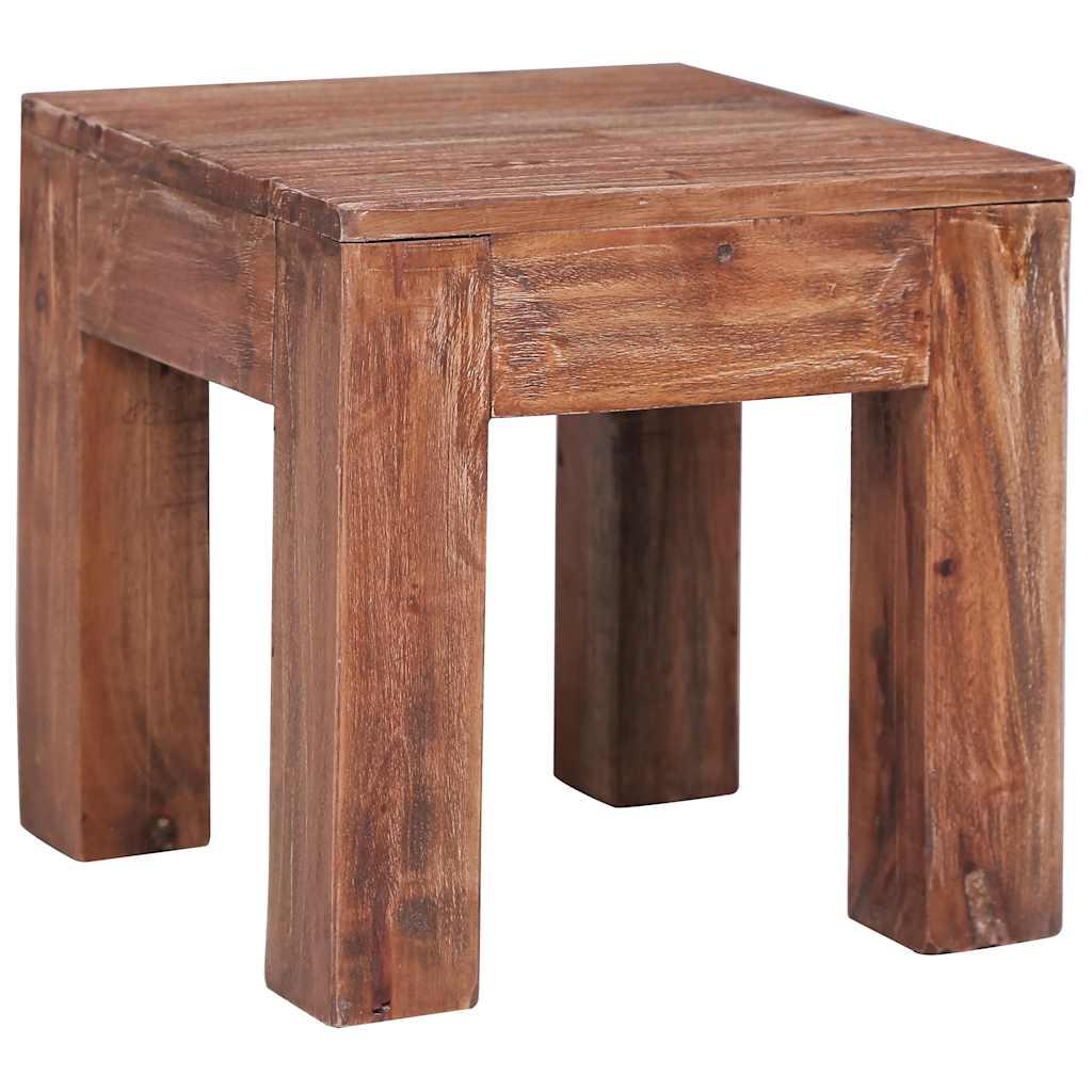 283919 vidaXL Coffee Table 30x30x30 cm Solid Mahogany Wood