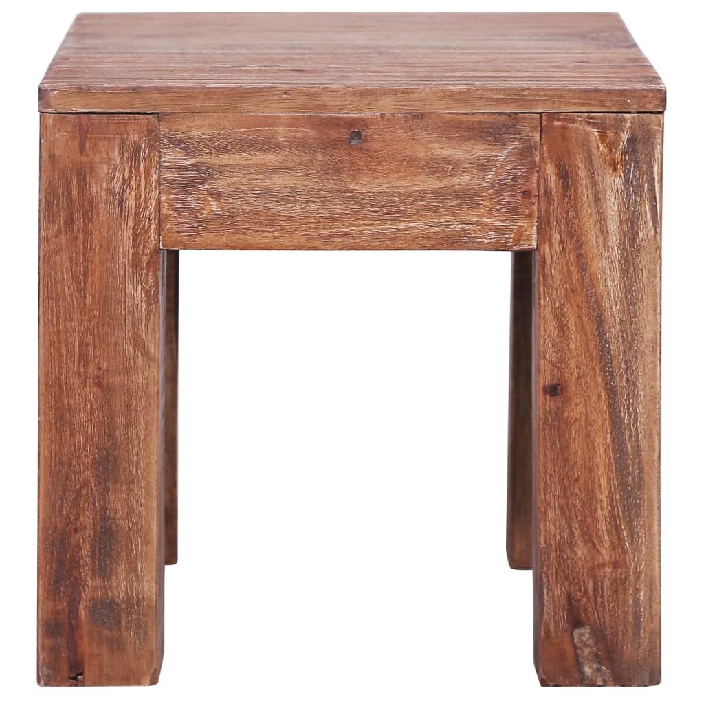 283919 vidaXL Coffee Table 30x30x30 cm Solid Mahogany Wood