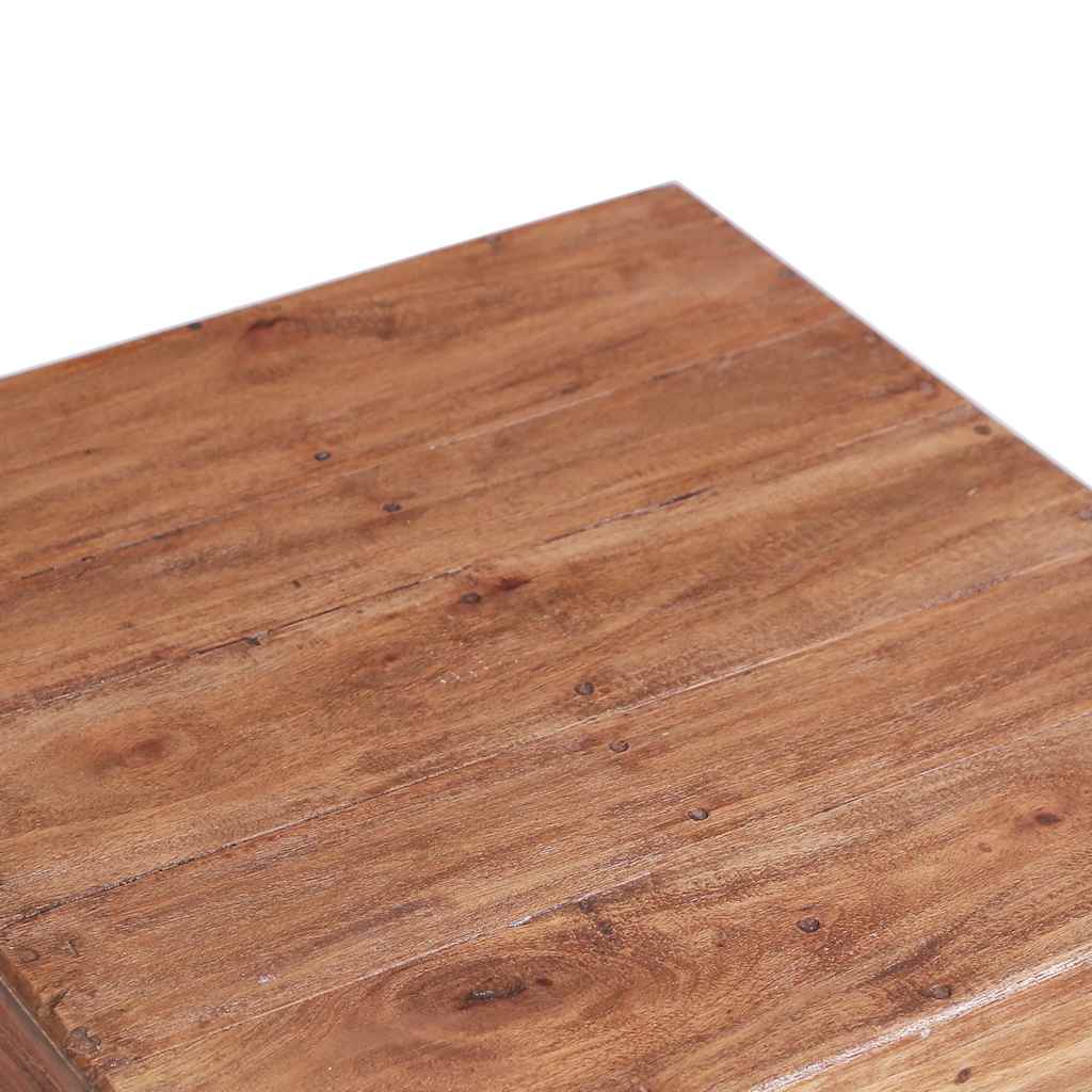 283920 vidaXL Coffee Table 53x50x50 cm Solid Mahogany Wood