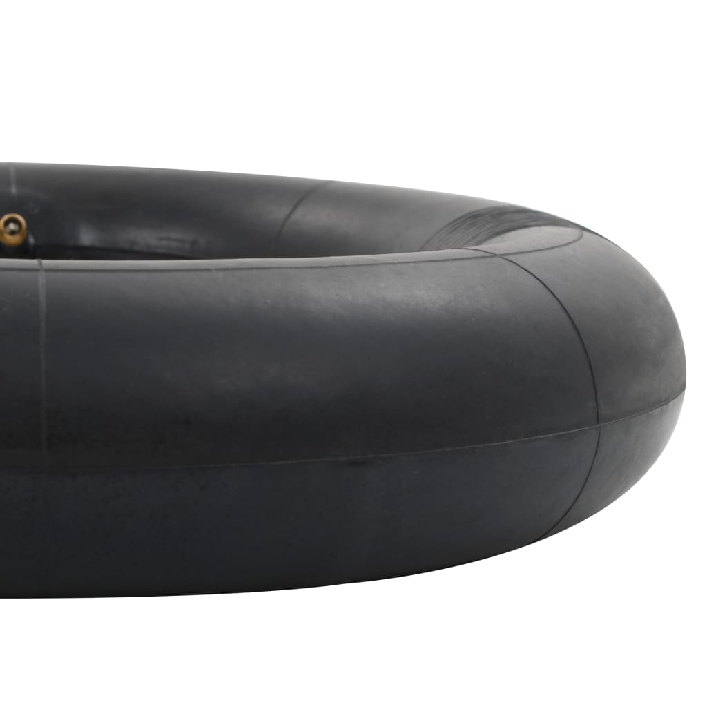 Tyre And Inner Tube | Black | Rubber | 3.50-8 4PR