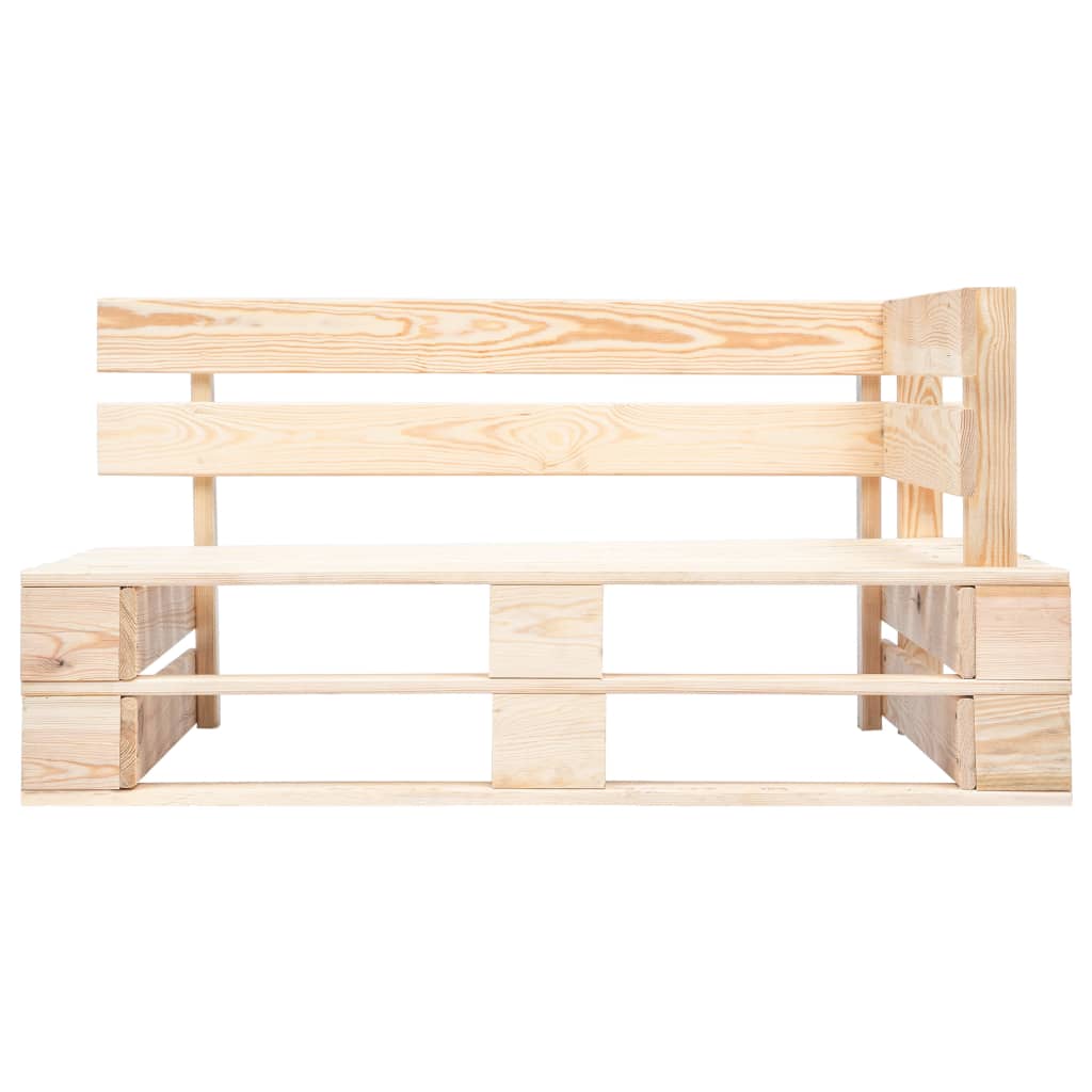 Pallet Bench | Natural wood colour | Treated pinewood | Medium