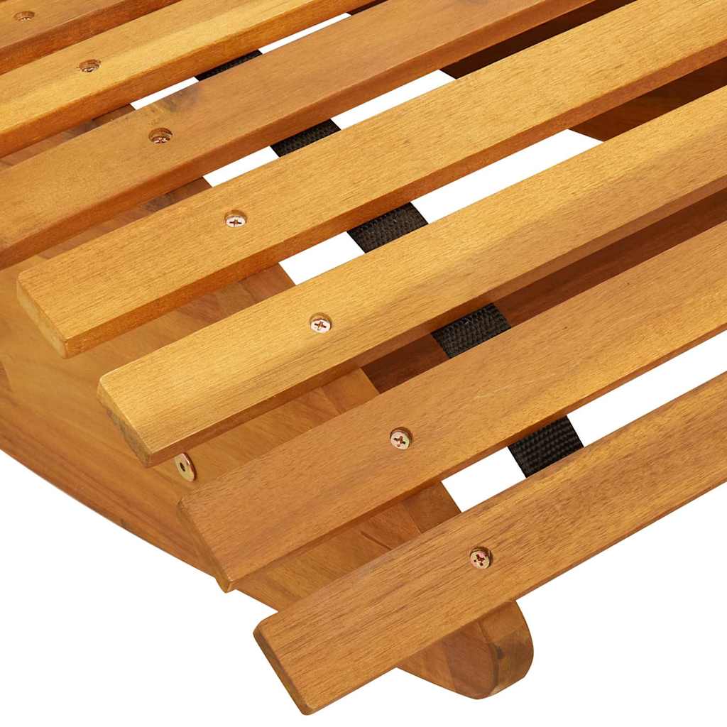 Rocking Sun Loungers 2 pcs Acacia Wood