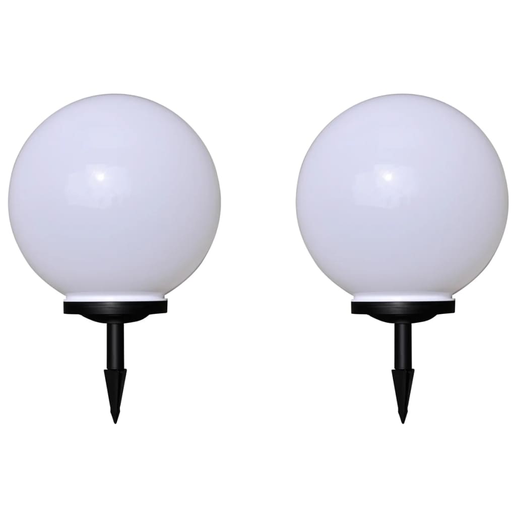 277117 vidaXL Outdoor Pathway Lamps 2 pcs LED 40 cm with Ground Spike (2x40866)