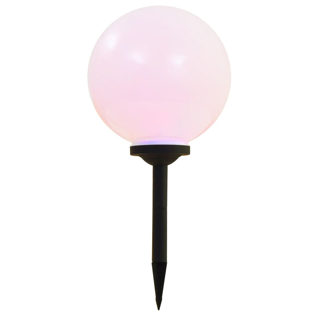 Outdoor Solar Lamps 4 pcs LED Spherical 30 cm RGB