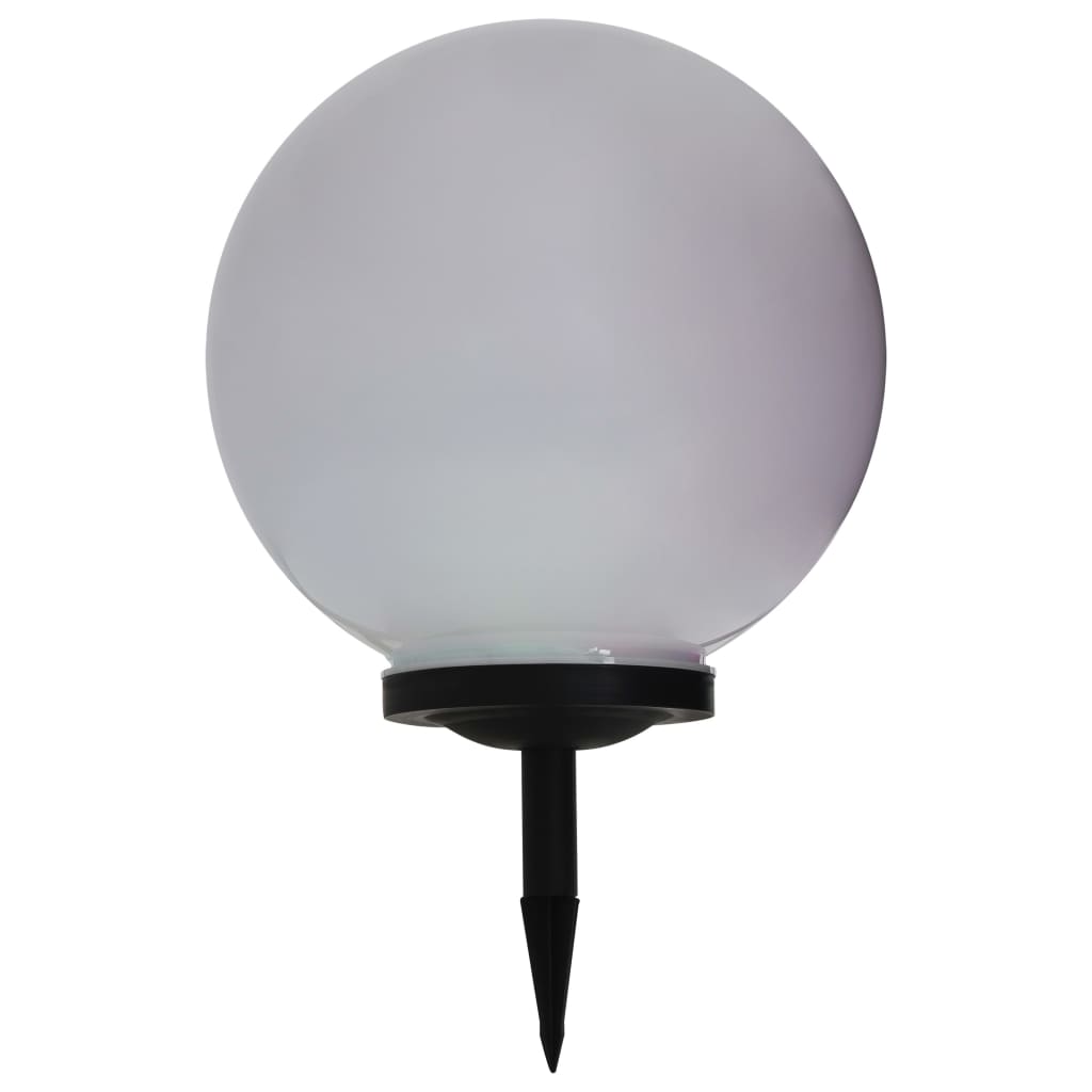 vidaXL Outdoor Solar Lamps 2 pcs LED Spherical 40 cm RGB