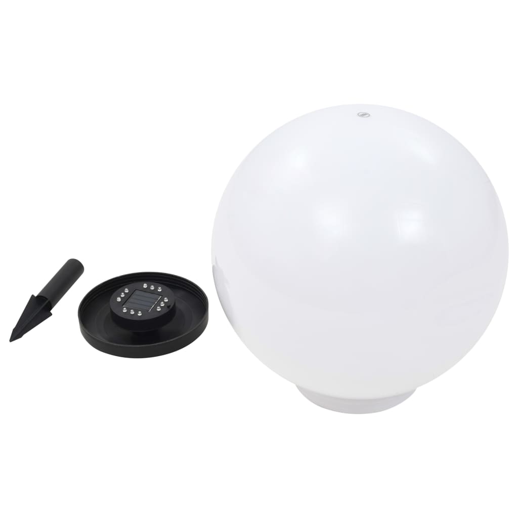 vidaXL Outdoor Solar Lamps 2 pcs LED Spherical 40 cm RGB