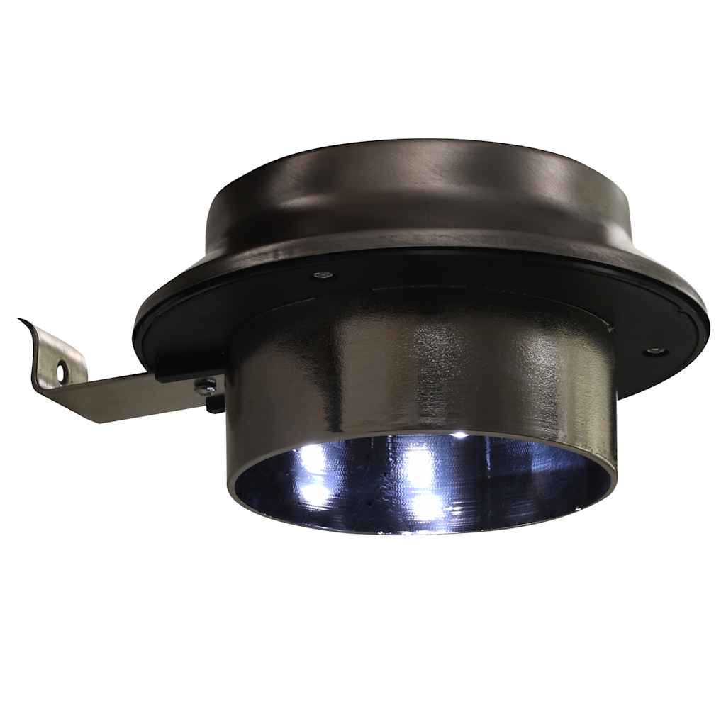 Outdoor Solar Lamps 12 pcs LED Round 12 cm White