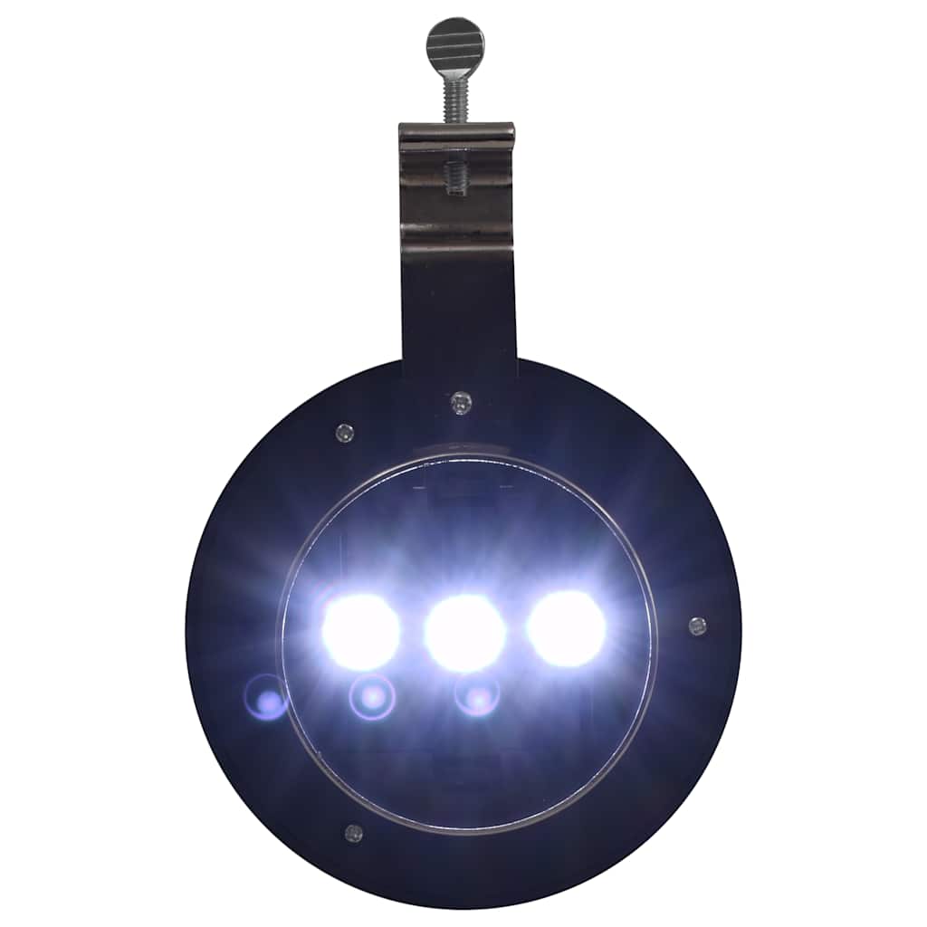 Outdoor Solar Lamps 12 pcs LED Round 12 cm White