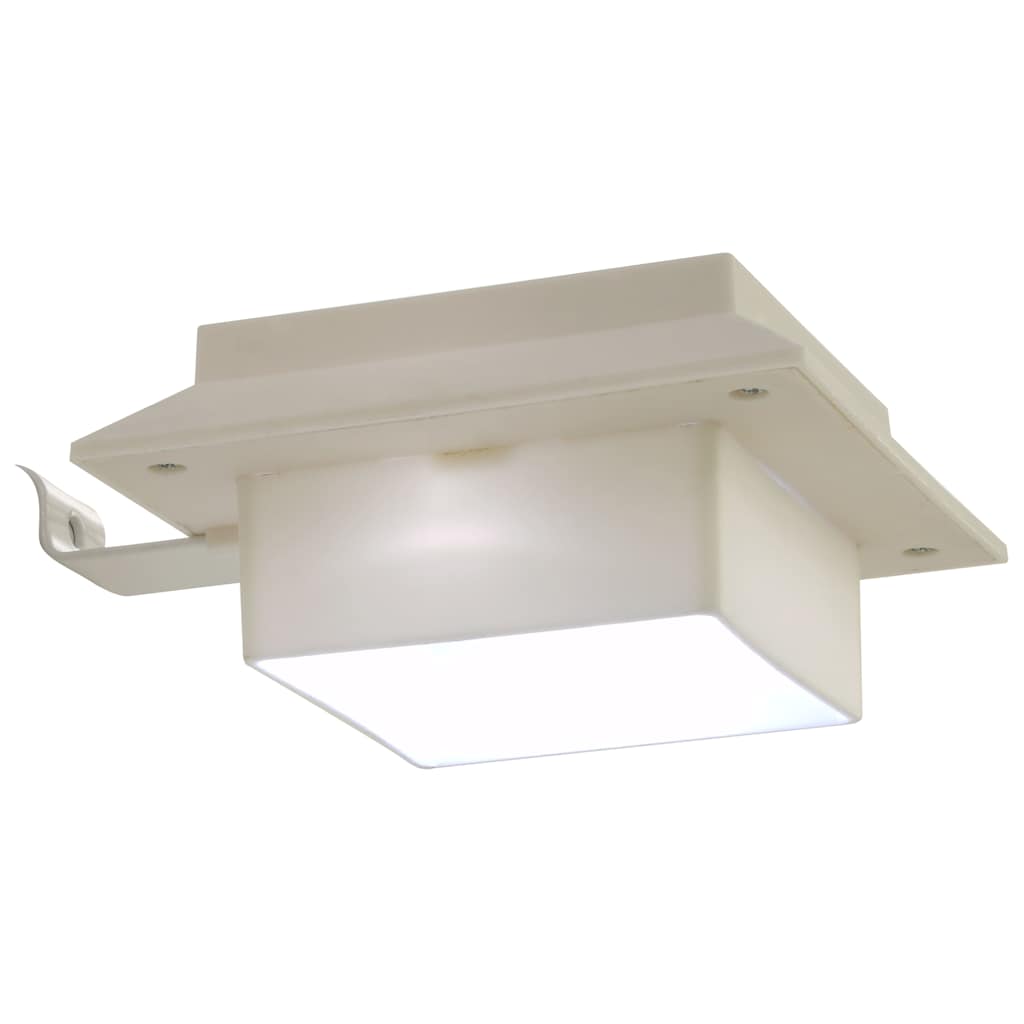 Outdoor Solar Lamps 12 pcs LED Square 12 cm White