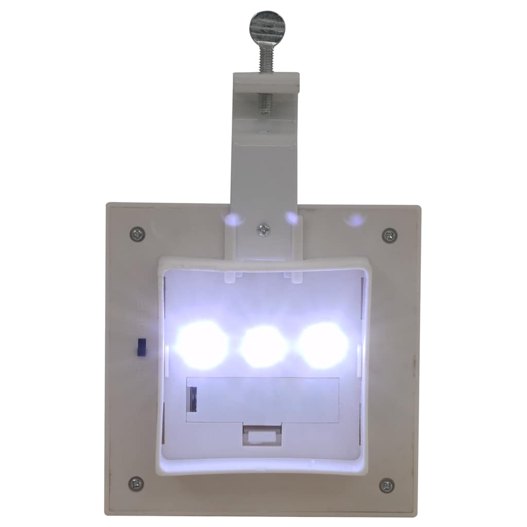 Outdoor Solar Lamps 12 pcs LED Square 12 cm White