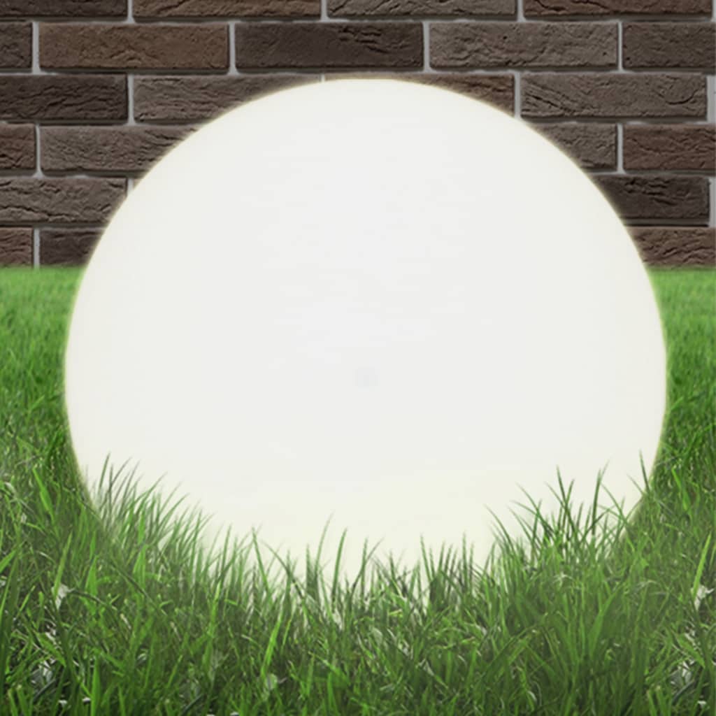 LED Bowl Lamps 2 pcs Spherical 50 cm PMMA
