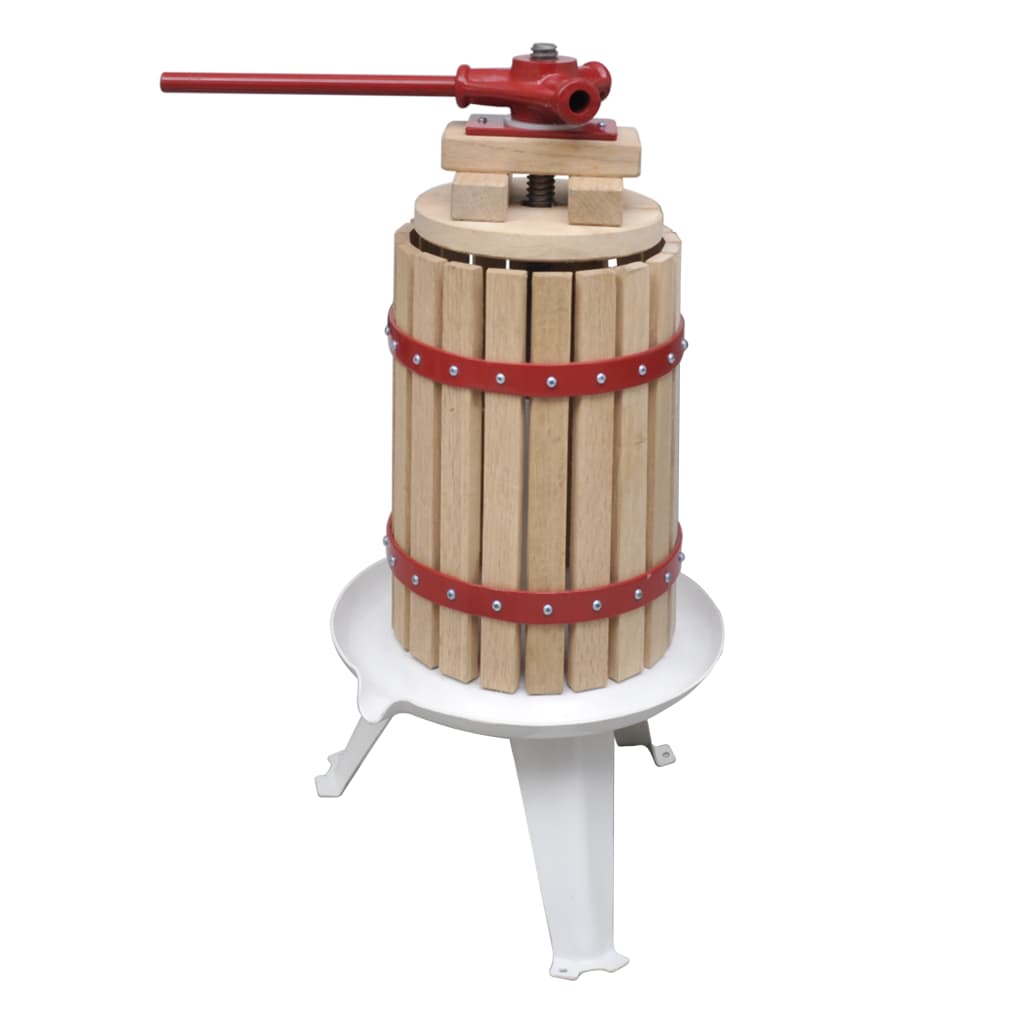 vidaXL 2 Piece Fruit & Wine Press and Crusher Set