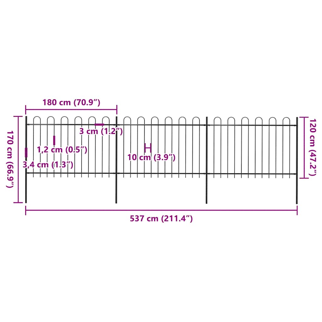 Garden Fence | Steel | Tough | Modern