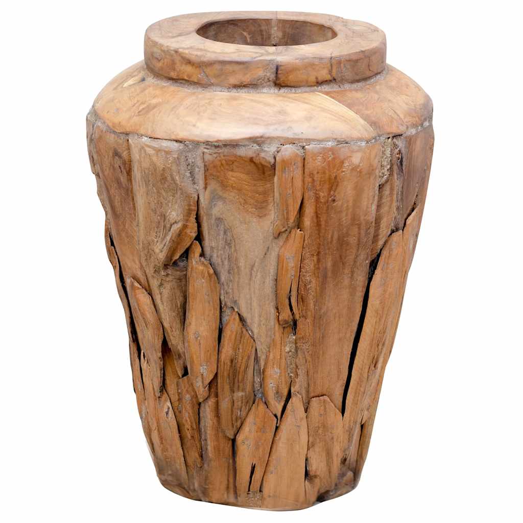 Decoration Vase 40x60 cm Solid Teak Wood