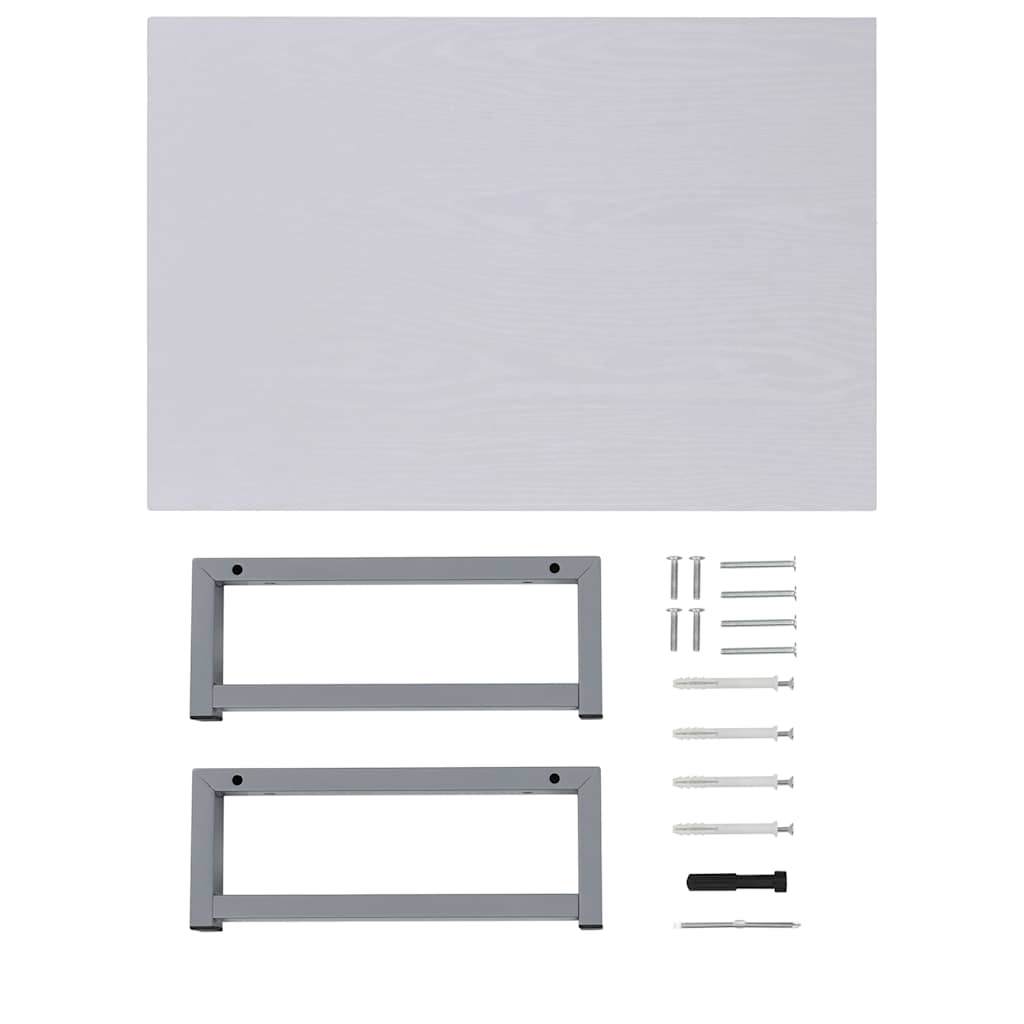 283808 vidaXL Bathroom Furniture White 60x40x16,3 cm