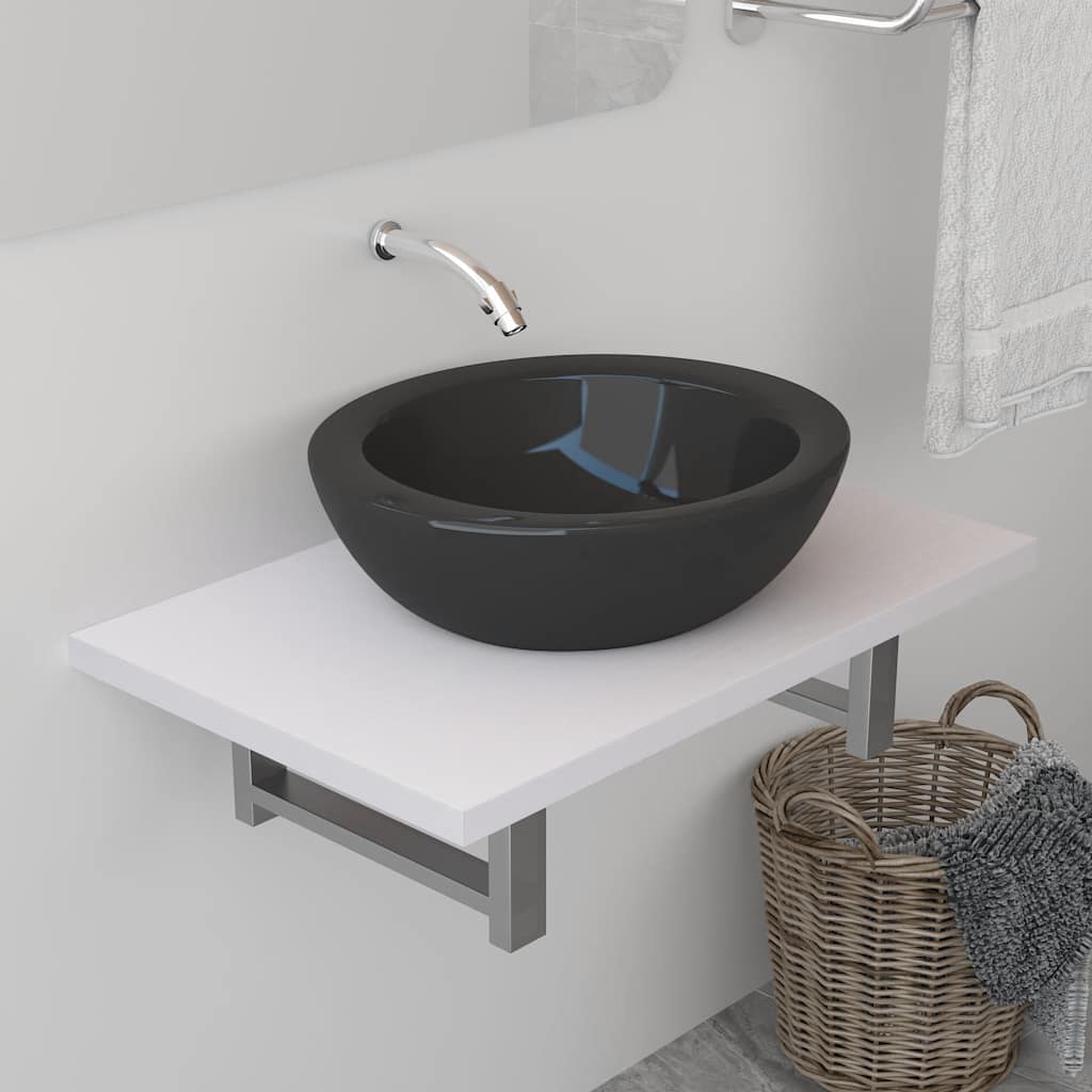 283808 vidaXL Bathroom Furniture White 60x40x16,3 cm
