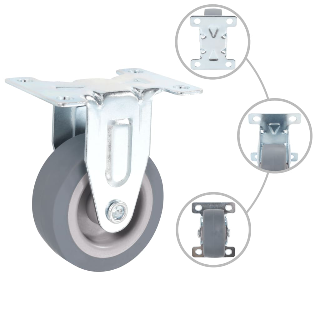 32 pcs Fixed Casters 50 mm