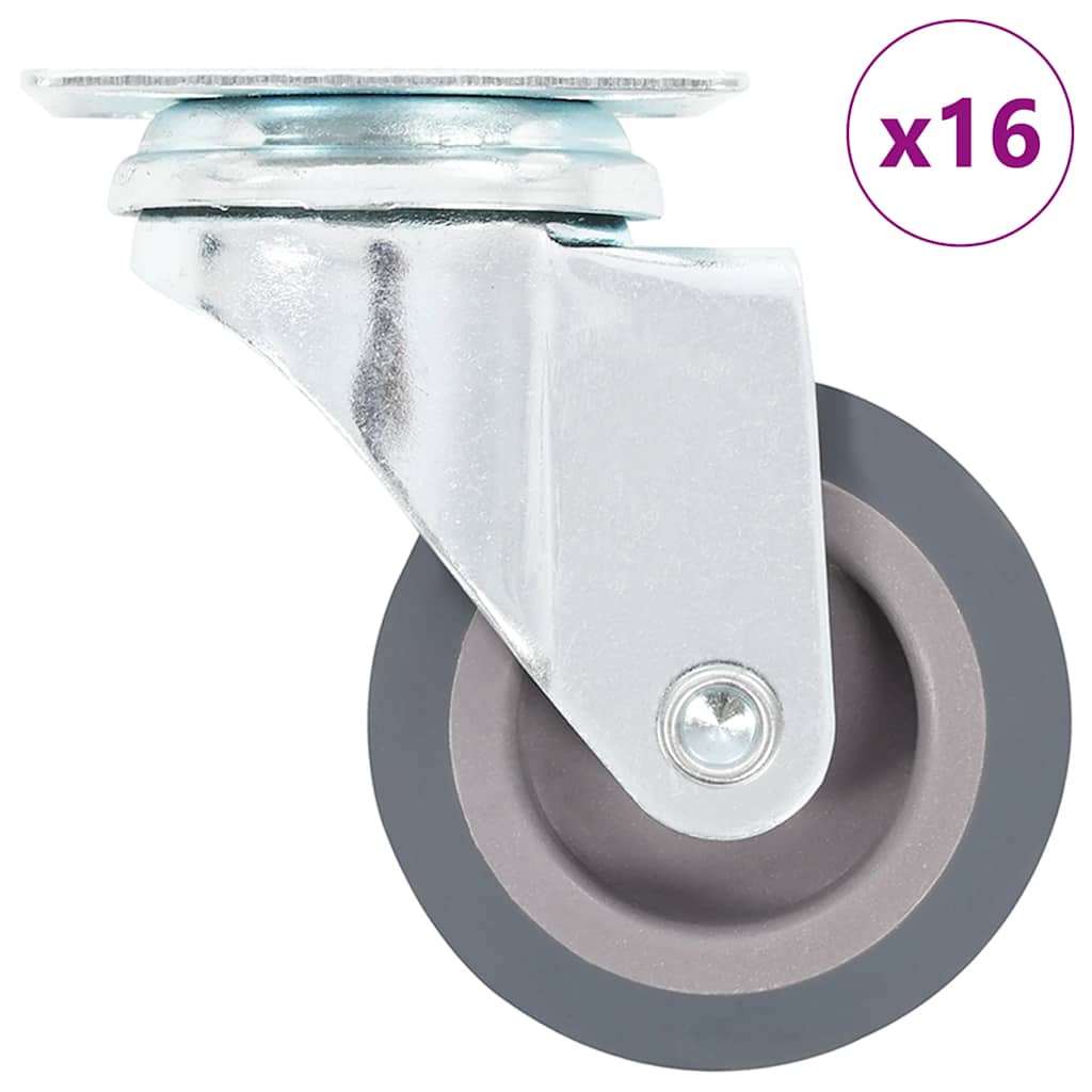 16 pcs Swivel Casters 50 mm