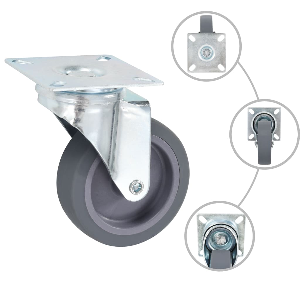 24 pcs Swivel Casters 75 mm