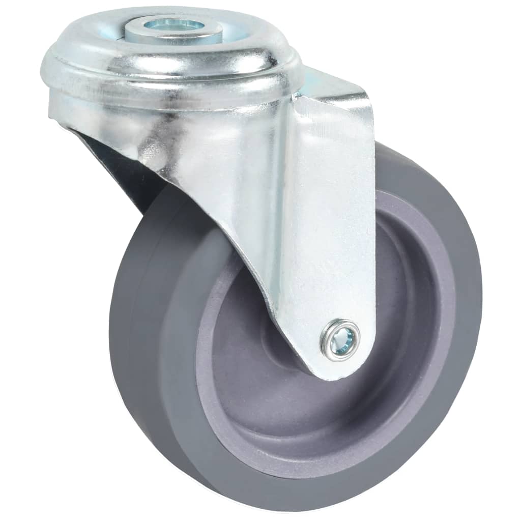 8 pcs Bolt Hole Swivel Casters 75 mm