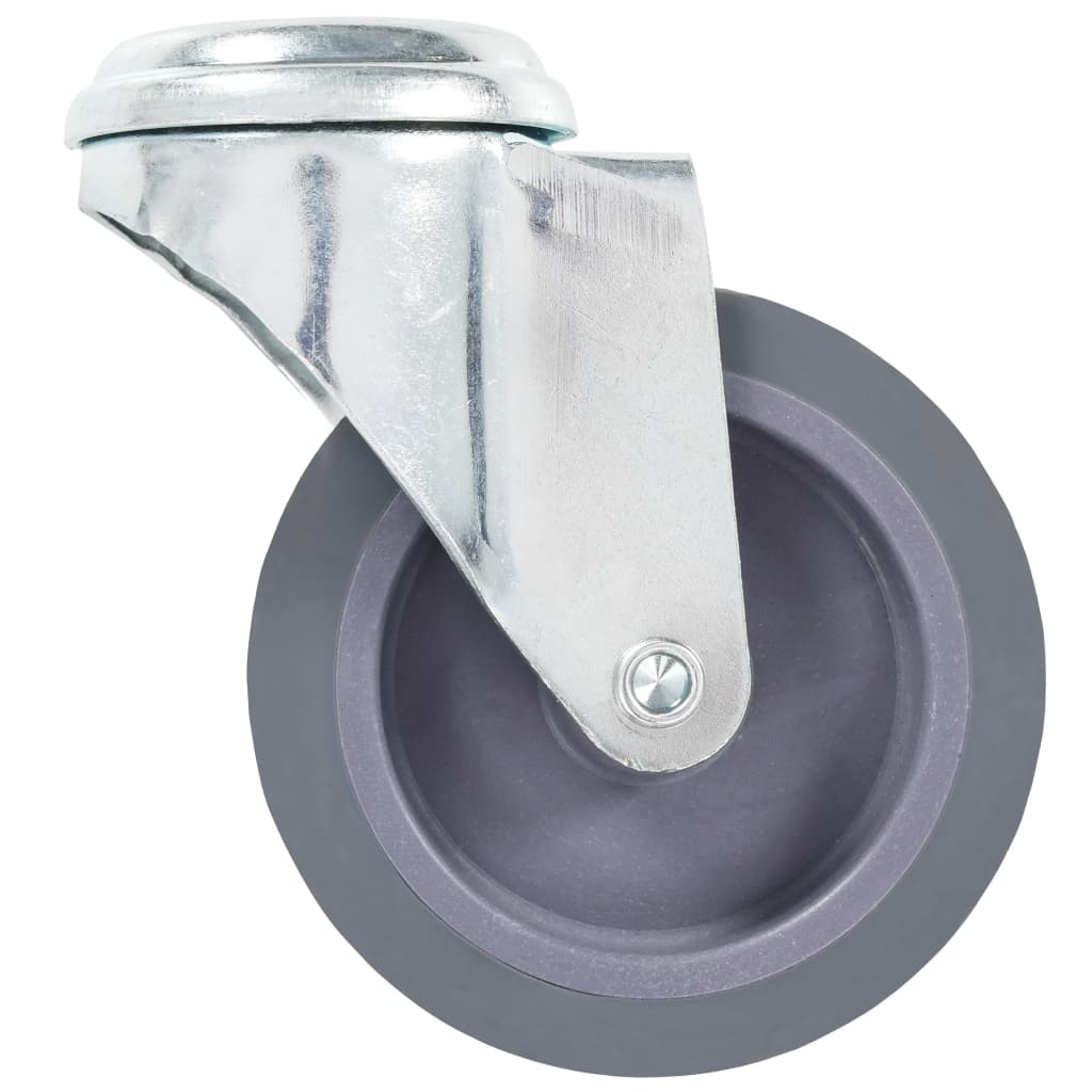 8 pcs Bolt Hole Swivel Casters 75 mm