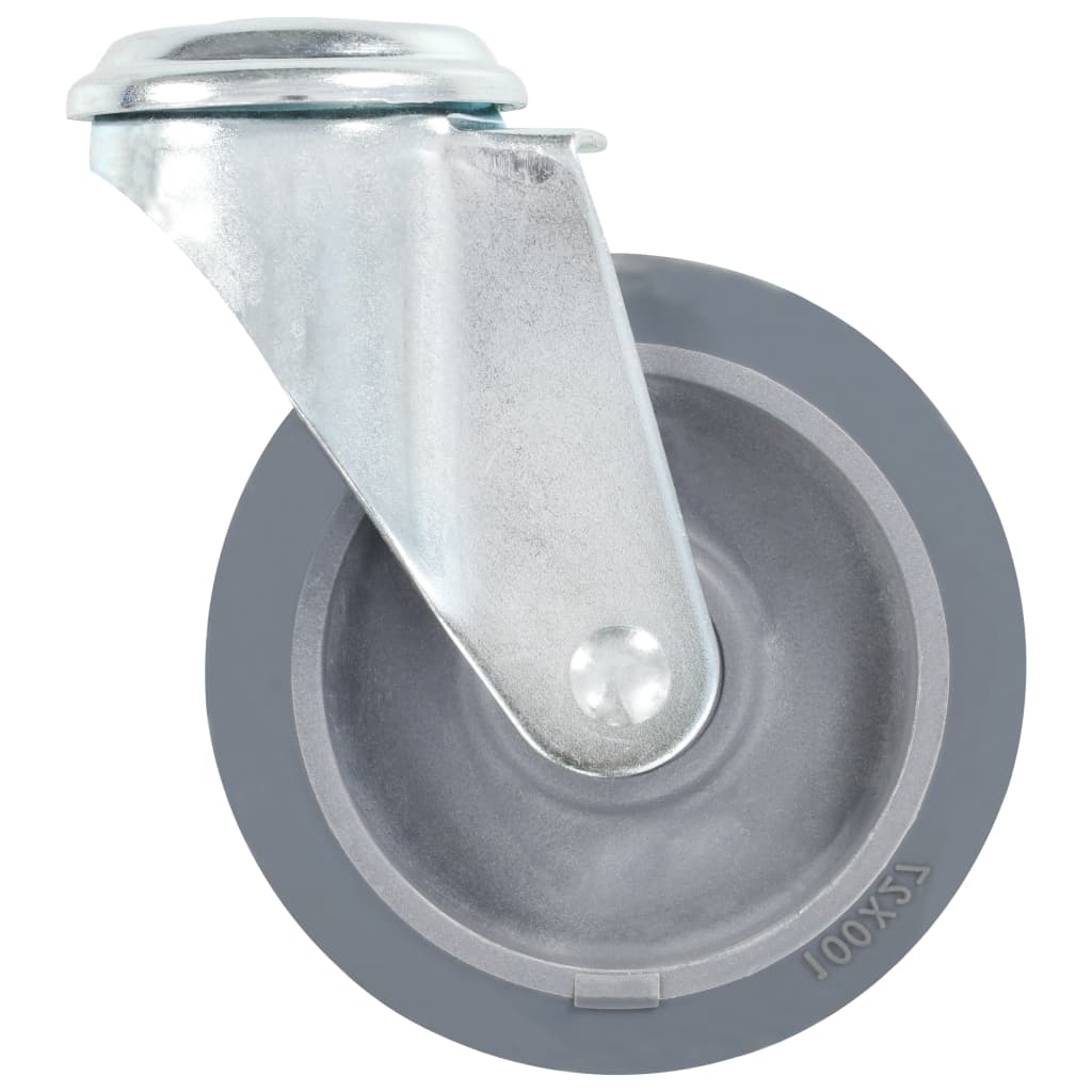 8 pcs Bolt Hole Swivel Casters 100 mm