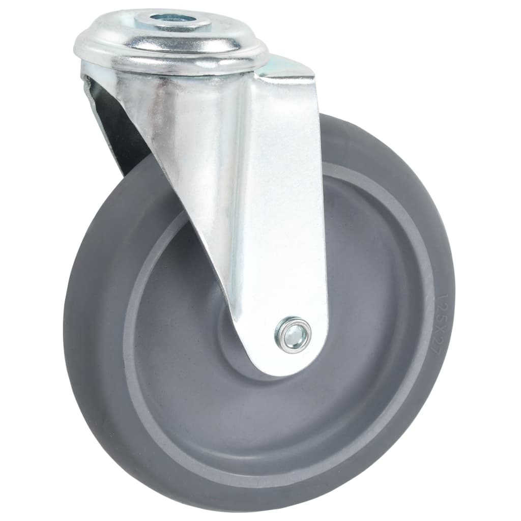 32 pcs Bolt Hole Swivel Casters 125 mm