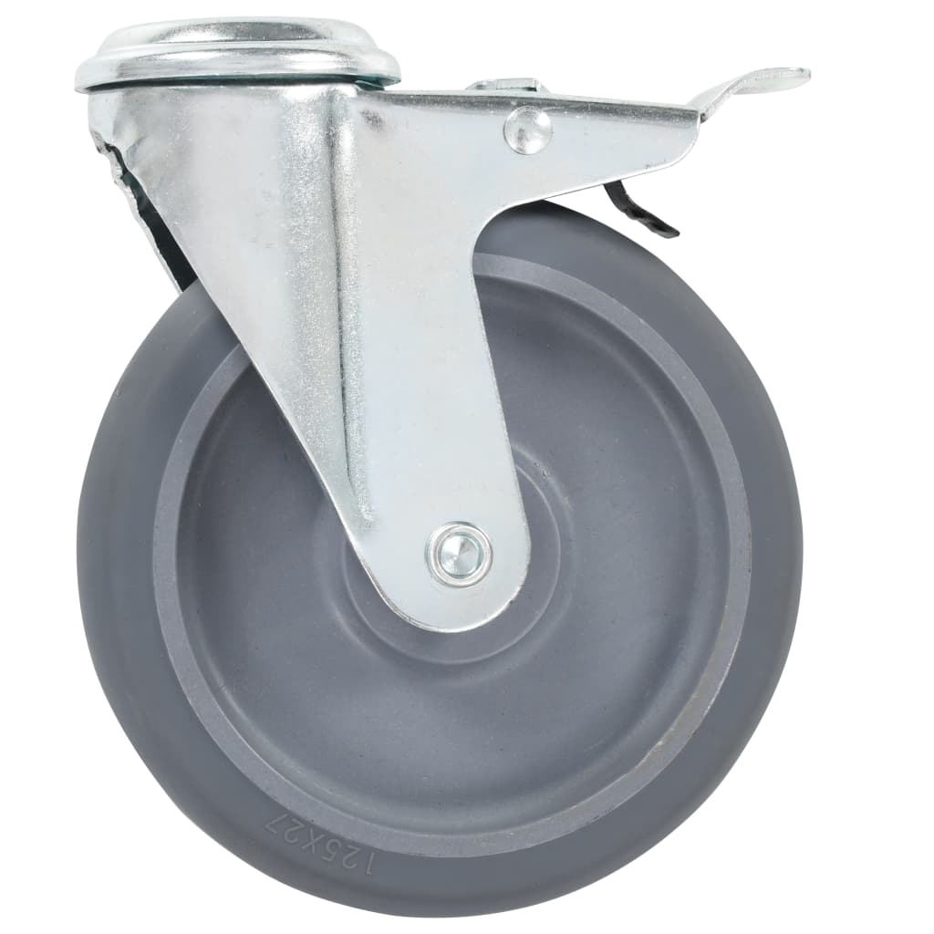 24 pcs Bolt Hole Swivel Casters 125 mm