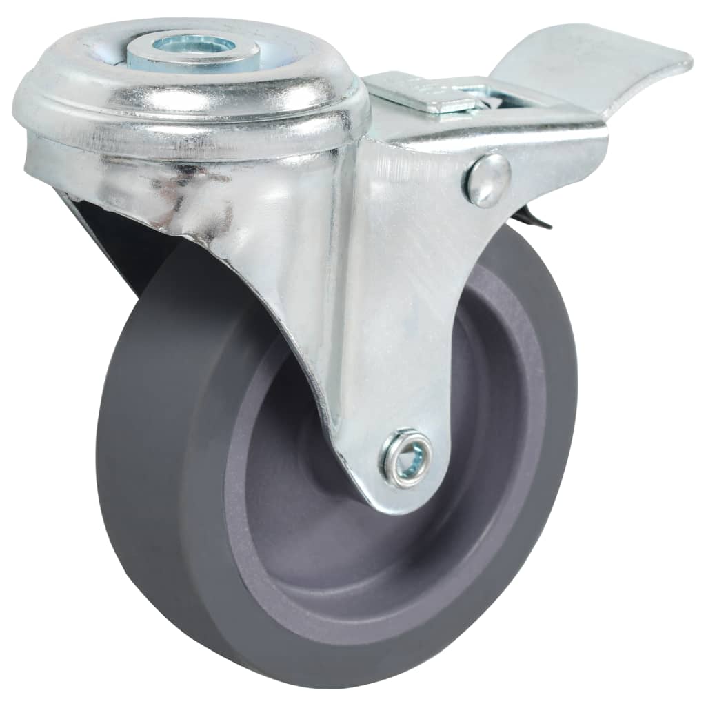 24 pcs Bolt Hole Swivel Casters 75 mm