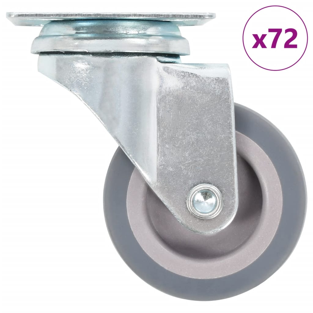 72 pcs Swivel Casters 50 mm