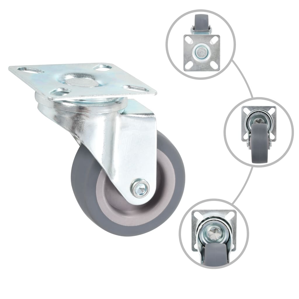 72 pcs Swivel Casters 50 mm