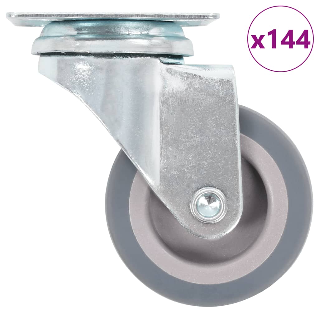 277909 vidaXL 144 pcs Swivel Casters 50 mm (6x143435)