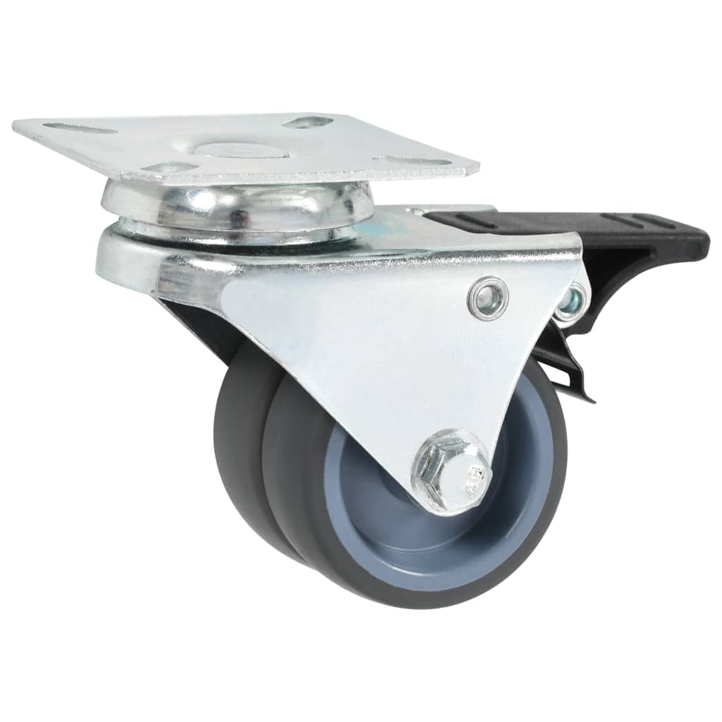 16 pcs Twin-wheel Swivel Casters 50 mm