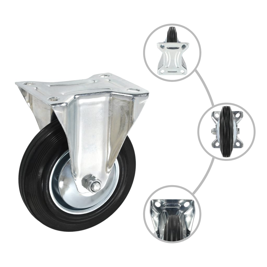 24 pcs Fixed Casters 160 mm