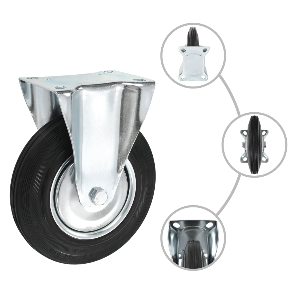 24 pcs Fixed Casters 200 mm